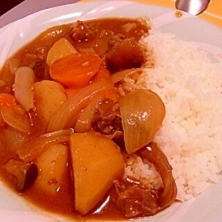 牛スジ肉の夏カレー